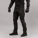 Штани тактичні "ANTITERROR II" BLACK (Rip-Stop Стрейч + Мембрана) - Зображення 2