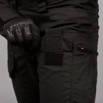 Штани тактичні "ANTITERROR II" BLACK (Rip-Stop Стрейч + Мембрана) - Зображення 8