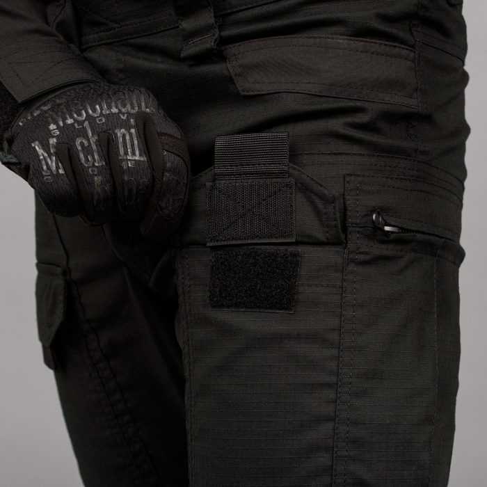 Штани тактичні "ANTITERROR II" BLACK (Rip-Stop Стрейч + Мембрана) - Зображення 8