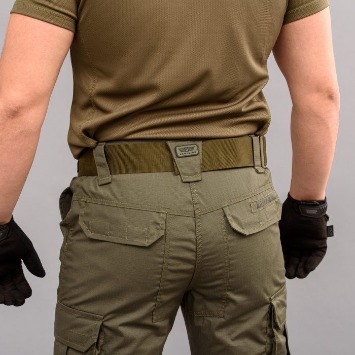 Штани тактичні "ARMY" OLIVE з ременем 5 см (Rip-Stop) - Зображення 5