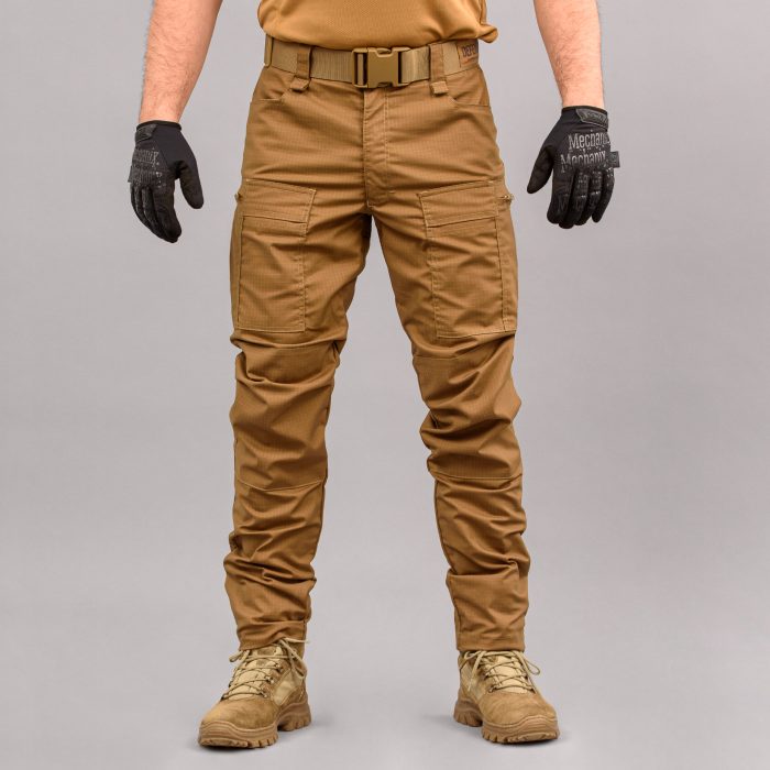 Штани тактичні "DEFENDER" COYOTE з ременем (Rip-Stop Стрейч) - Зображення 1