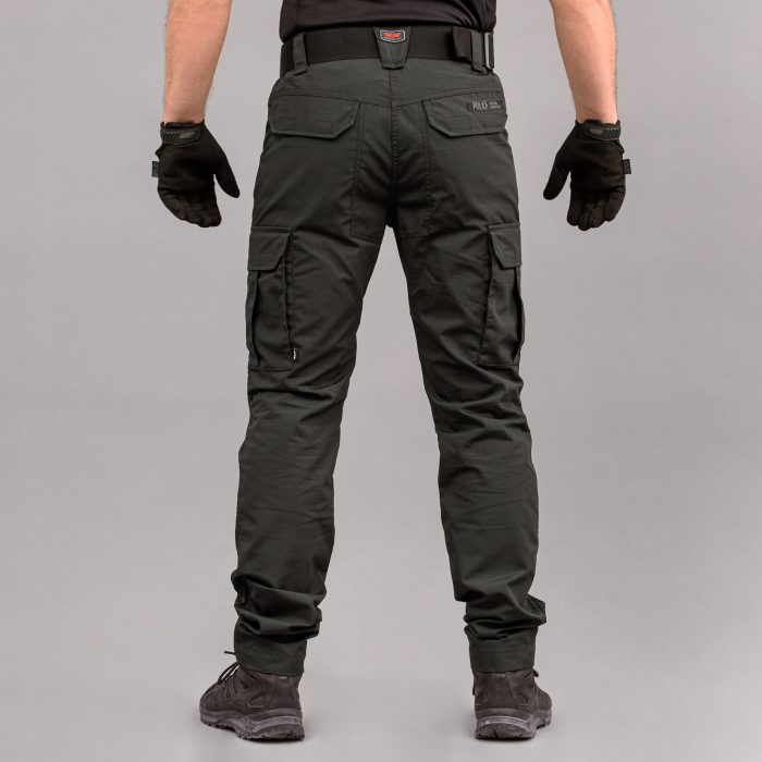 Штани тактичні "POLICE" BLACK з ременем 5см (Rip-Stop) - Зображення 3