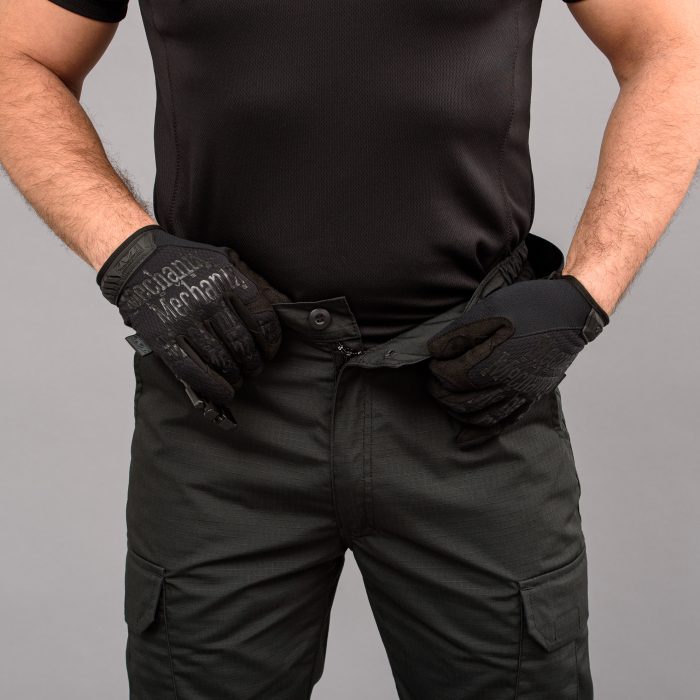 Штани тактичні "POLICE" BLACK з ременем 5см (Rip-Stop) - Зображення 5