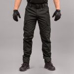 Штани тактичні "POLICE" BLACK з ременем 5см (Rip-Stop)