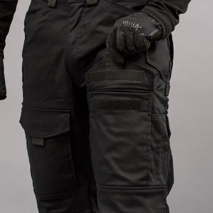 Штани тактичні "SHTORM" BLACK (Canvas) - Зображення 8
