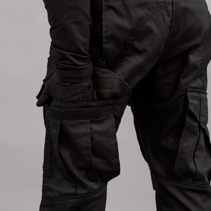 Штани тактичні "SHTORM" BLACK (Canvas) - Зображення 9