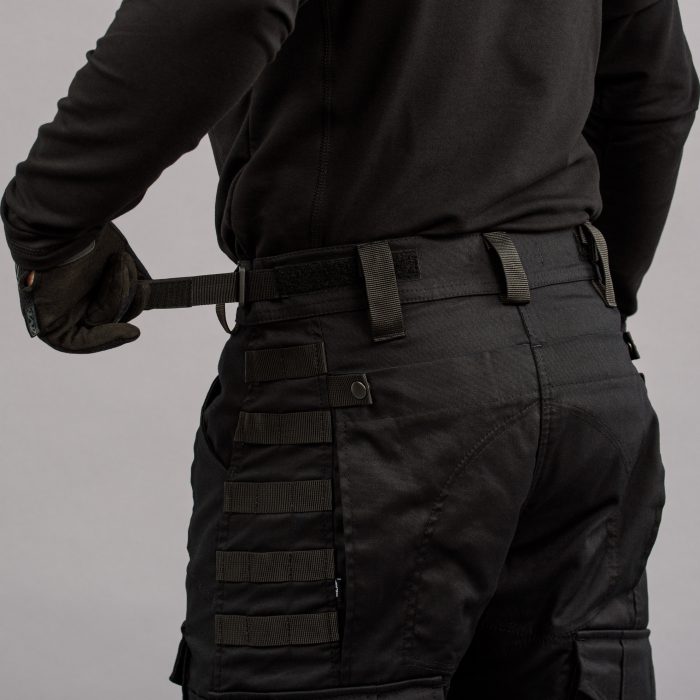 Штани тактичні "SHTORM" BLACK (Canvas) - Зображення 5