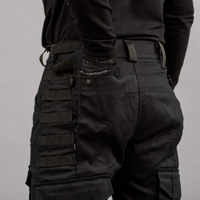 Штани тактичні "SHTORM" BLACK (Canvas) - Зображення 6