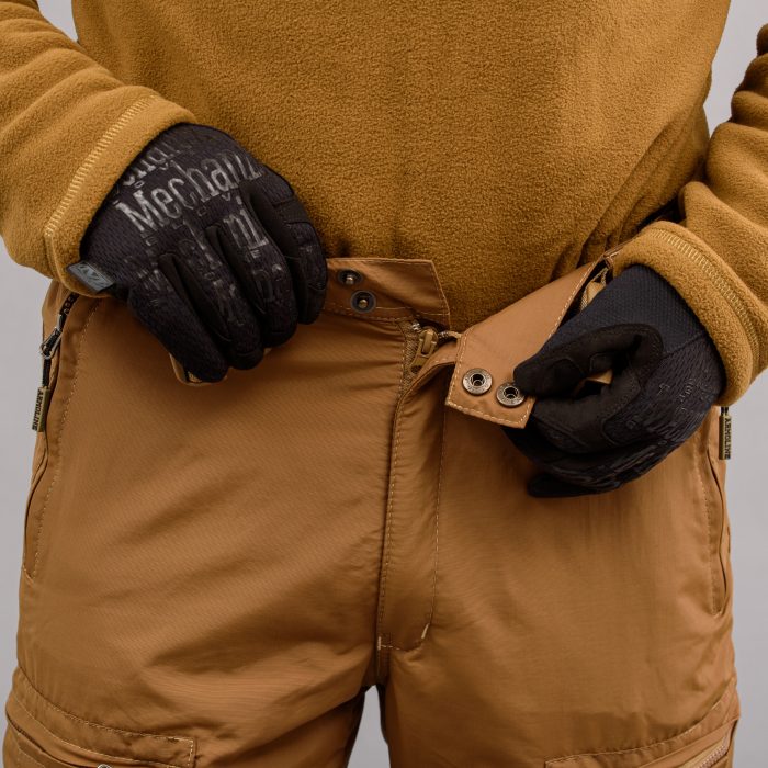 Штани "TRAVEL DEFENCE" COYOTE з ременем (Таслан + Мікрофліс) - Зображення 5