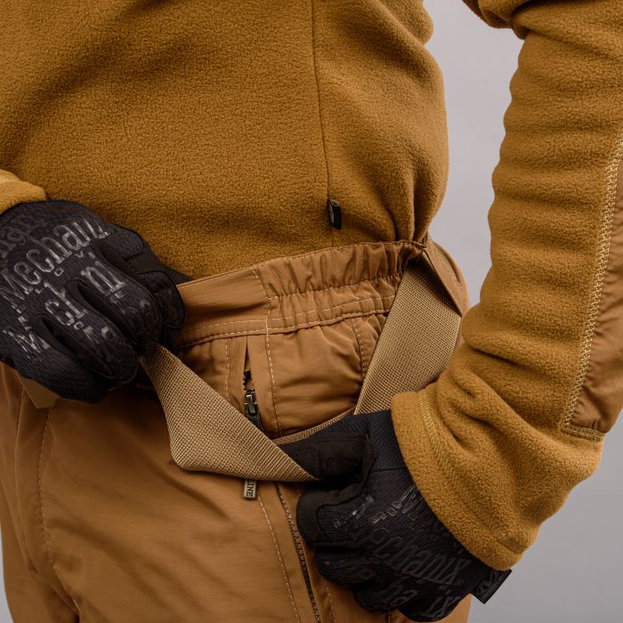 Штани "TRAVEL DEFENCE" COYOTE з ременем (Таслан + Мікрофліс) - Зображення 6