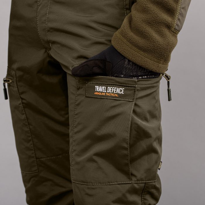 Штани "TRAVEL DEFENCE" OLIVE з ременем (Таслан + Мікрофліс) - Зображення 8