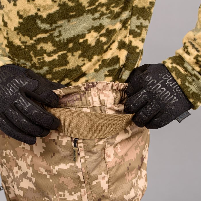 Штани "TRAVEL DEFENCE" УКРПІКСЕЛЬ ММ14 з ременем (Таслан + Мікрофліс) - Зображення 6