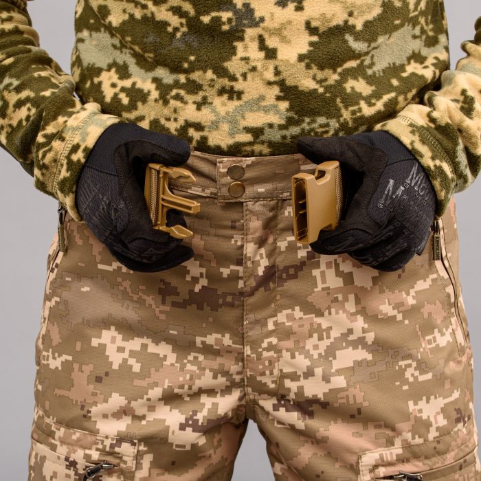 Штани "TRAVEL DEFENCE" УКРПІКСЕЛЬ ММ14 з ременем (Таслан + Мікрофліс) - Зображення 4