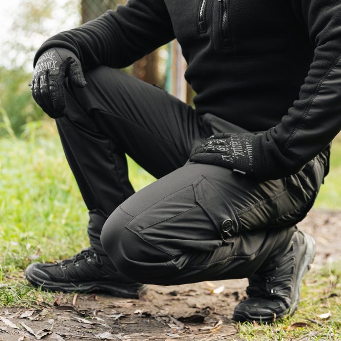 Штани зимові "RAPTOR-3" BLACK (Мембрана + Мікрофліс) - Зображення 9