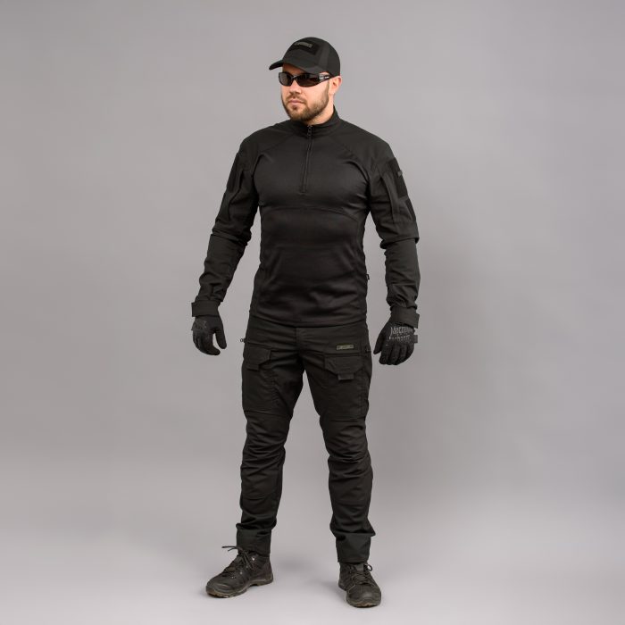 Сорочка бойова UBACS "ANTITERROR II" BLACK (Rip-Stop + CoolPass + Ribana) - Зображення 7