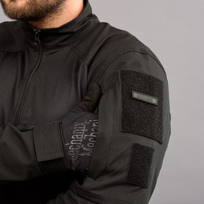 Сорочка бойова UBACS "ANTITERROR II" BLACK (Rip-Stop + CoolPass + Ribana) - Зображення 5