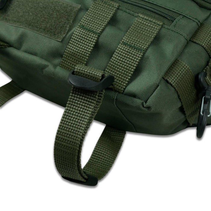 Сумка-бананка олива із водовідштовхувального матеріалу - Зображення 4