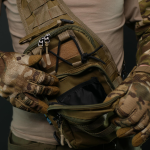 Сумка через плече — Койот з MOLLE-системою - Зображення 8