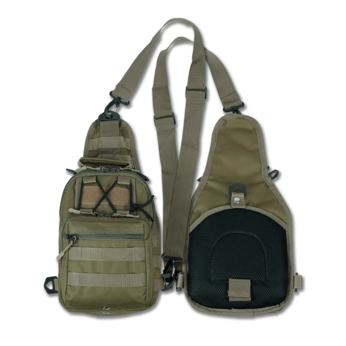 Сумка через плече — Койот з MOLLE-системою - Зображення 2