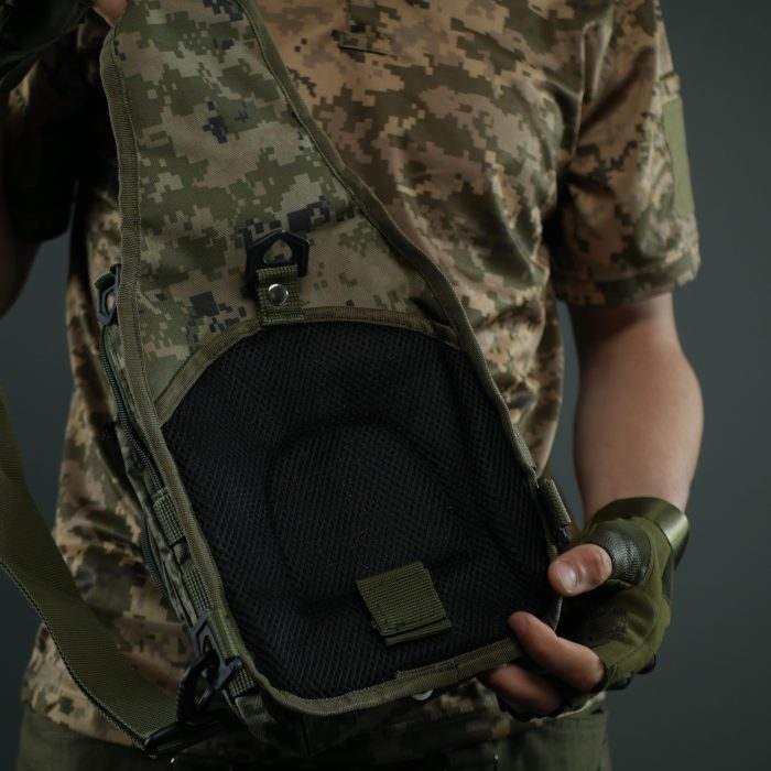 Сумка через плече — Піксель з MOLLE-системою - Зображення 13