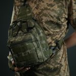 Сумка через плече — Піксель з MOLLE-системою - Зображення 10