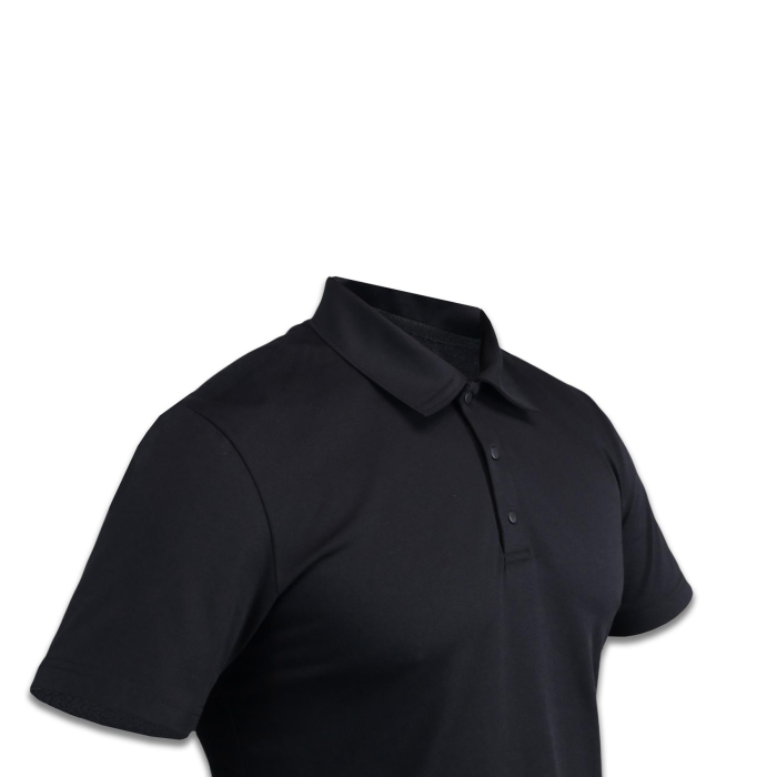 Тактична чорна футболка(поло) Militex - Зображення 4