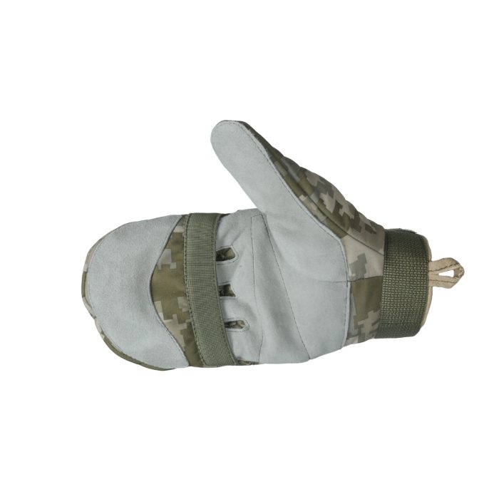 Зимові рукавиці піксель Softshell - Зображення 6