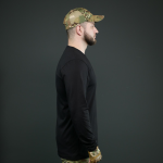 Тактичний чорний лонгслів Militex ARNO - Зображення 9