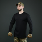 Тактичний чорний лонгслів Militex ARNO - Зображення 6