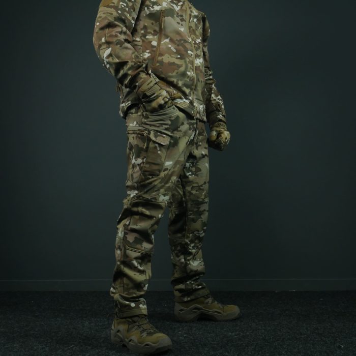 Тактичний демісезонний костюм Softshell Мультикам - Зображення 8