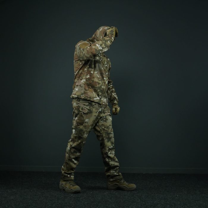 Тактичний демісезонний костюм Softshell Мультикам - Зображення 5