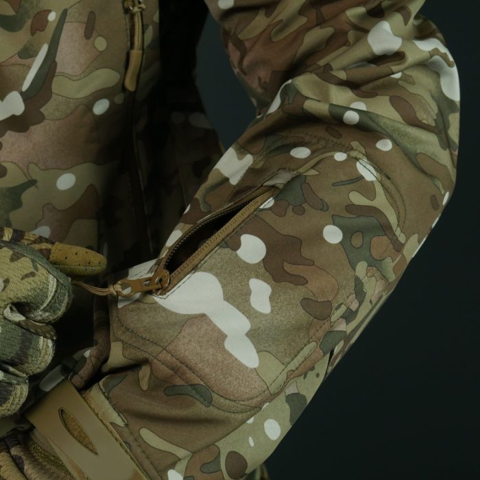 Тактичний демісезонний костюм Softshell Мультикам - Зображення 9
