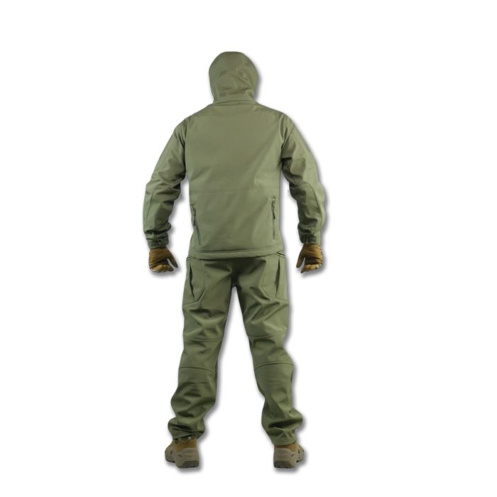 Тактичний демісезонний костюм Softshell Олива - Зображення 2