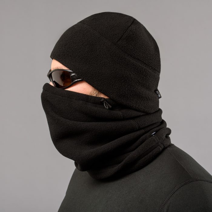 Теплий Комплект Шапка + Баф "BLACK" (Фліс) - Зображення 2