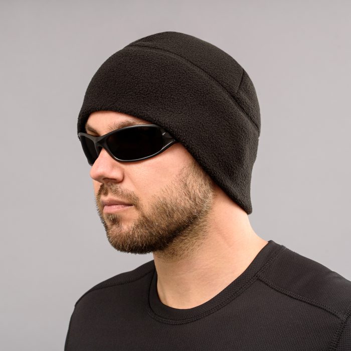 Теплий Комплект Шапка + Баф "BLACK" (Фліс) - Зображення 4