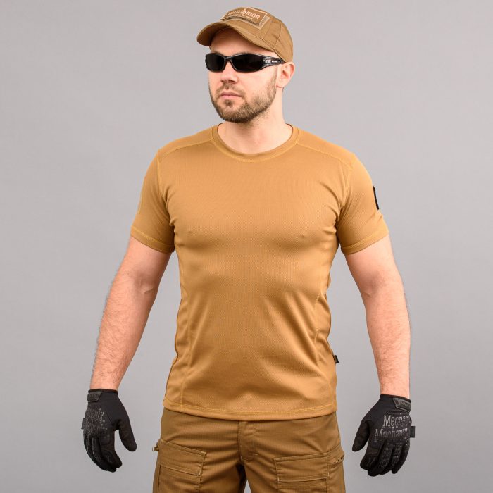 Термофутболка тактична "S.W.A.T." COYOTE (CoolPass) - Зображення 1