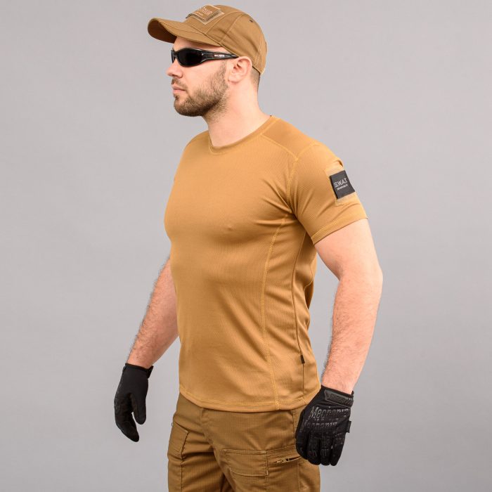 Термофутболка тактична "S.W.A.T." COYOTE (CoolPass) - Зображення 2