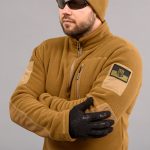 Толстовка тактична 1/4 Zip "TRAVEL DEFENCE" COYOTE (Мікрофліс) - Зображення 6