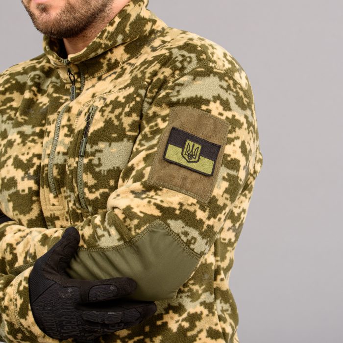 Толстовка тактична 1/4 Zip "TRAVEL DEFENCE" УКРПІКСЕЛЬ ММ14 (Мікрофліс) - Зображення 6