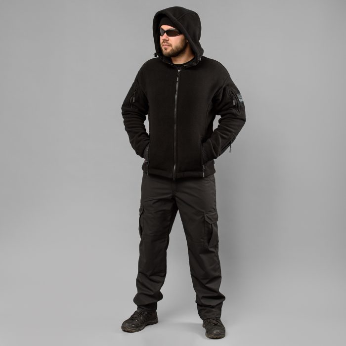 Толстовка тактична "ULTIMATUM" BLACK (Фліс) - Зображення 10