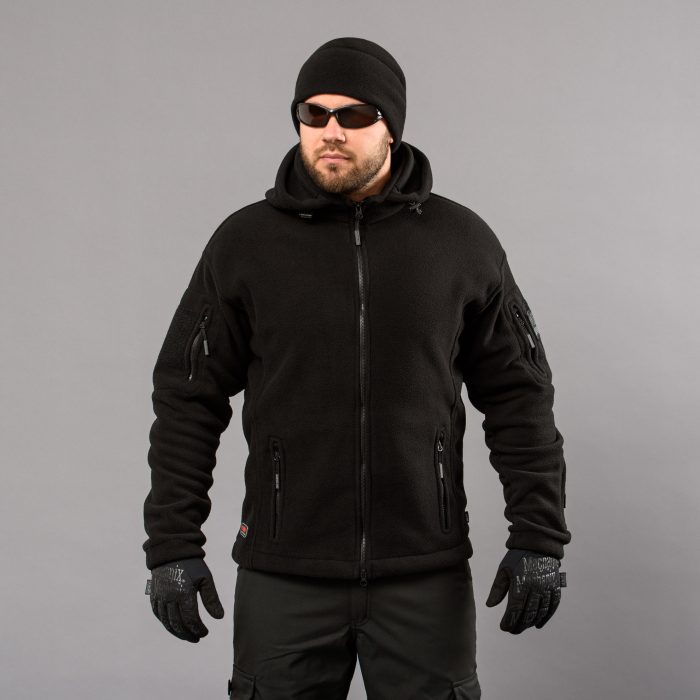 Толстовка тактична "ULTIMATUM" BLACK (Фліс) - Зображення 1