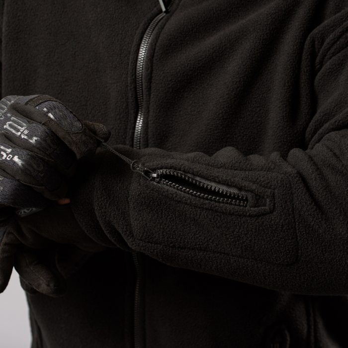 Толстовка тактична "ULTIMATUM" BLACK (Фліс) - Зображення 6