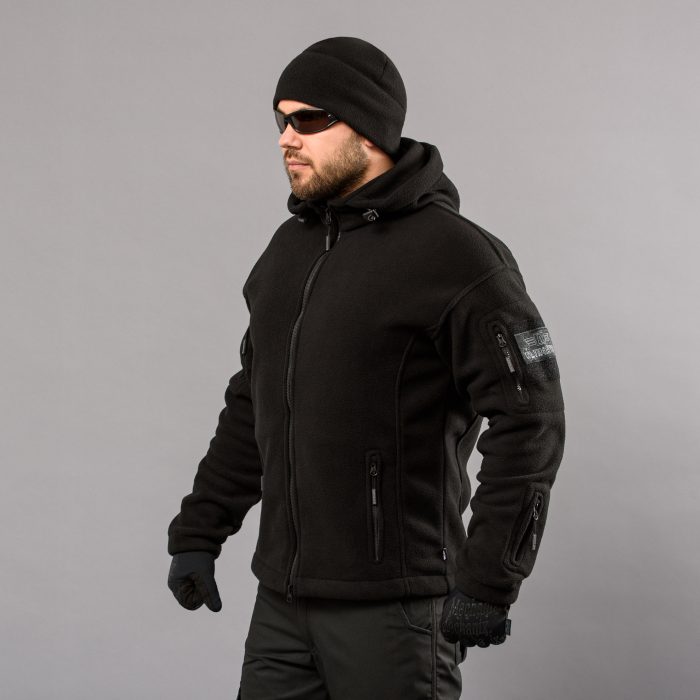 Толстовка тактична "ULTIMATUM" BLACK (Фліс) - Зображення 2