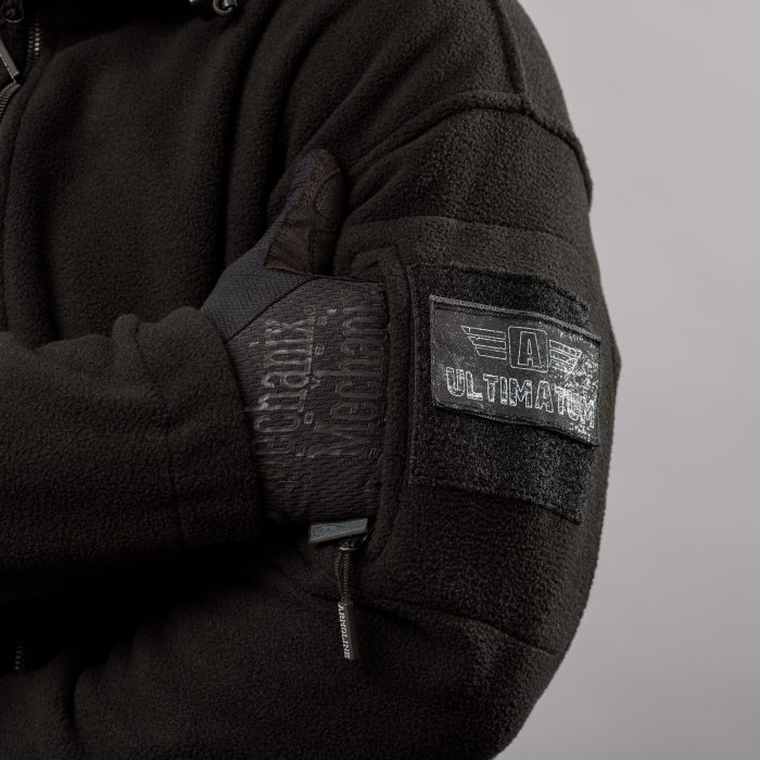 Толстовка тактична "ULTIMATUM" BLACK (Фліс) - Зображення 5