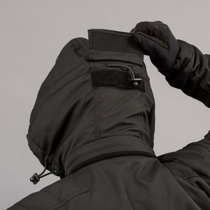 Толстовка з капюшоном "ANTITERROR II" BLACK (Фліс + Мембрана) - Зображення 6