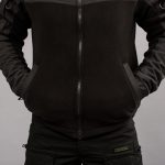 Толстовка з капюшоном "ANTITERROR II" BLACK (Фліс + Мембрана) - Зображення 8