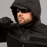 Толстовка з капюшоном "ANTITERROR II" BLACK (Фліс + Мембрана) - Зображення 4