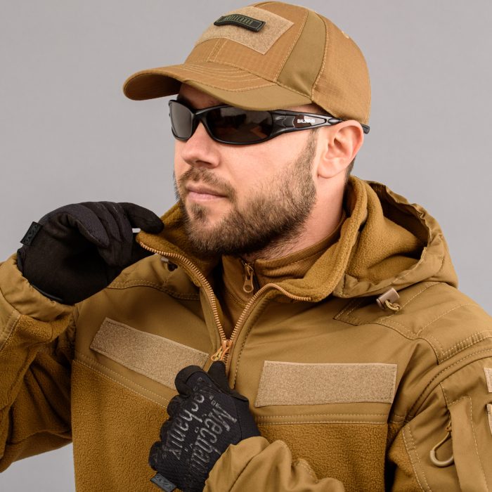 Толстовка з капюшоном "ANTITERROR II" COYOTE (Фліс + Мембрана) - Зображення 7