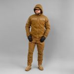 Толстовка з капюшоном "ANTITERROR II" COYOTE (Фліс + Мембрана) - Зображення 12