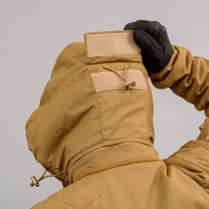 Толстовка з капюшоном "ANTITERROR II" COYOTE (Фліс + Мембрана) - Зображення 6